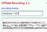 Official Encoding